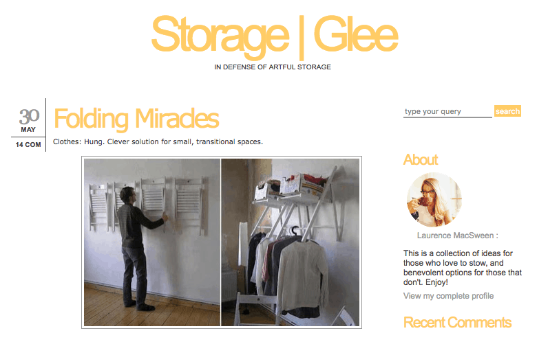 Storage | Glee. 5 of the best home organization bloggers in Canada.