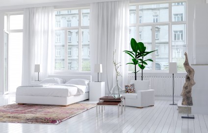 luxury real estate white open spacious condo