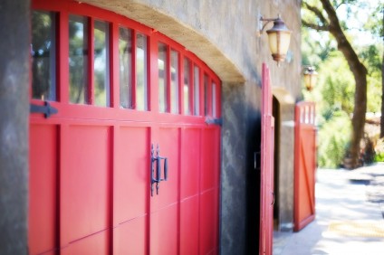Garage door red upgrade cheap easy ways to add curb appeal