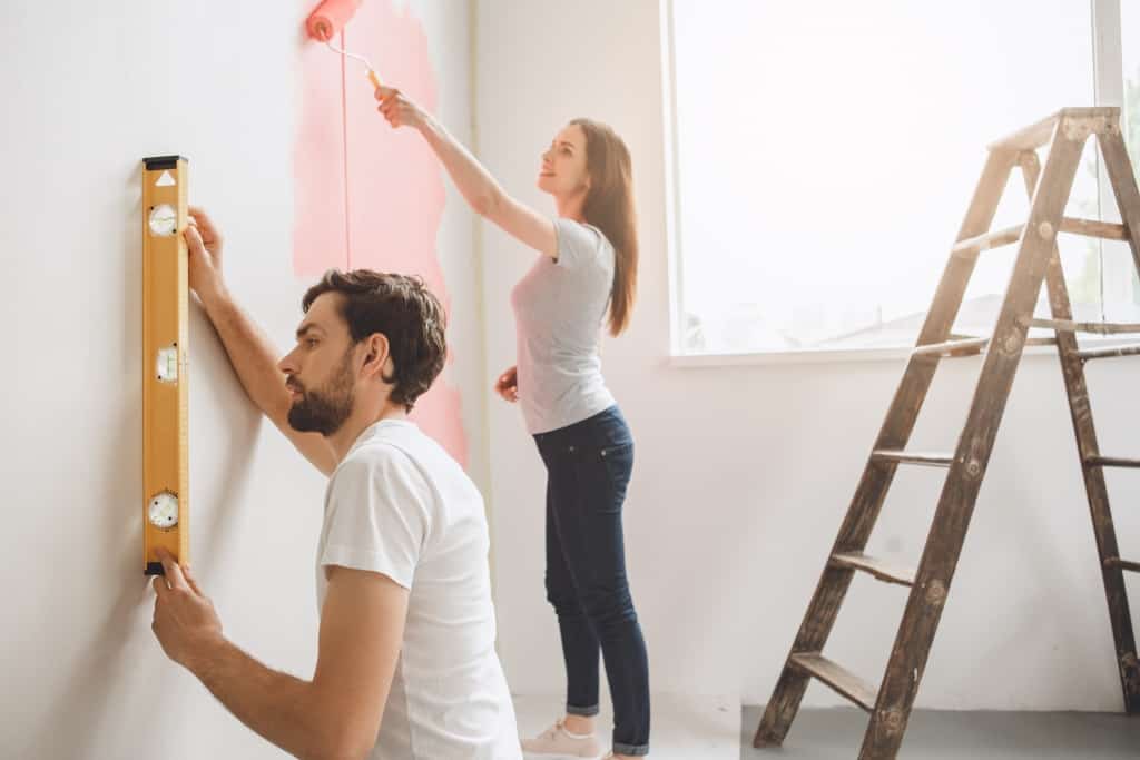 Couple repair and repaint to prep their home for sale