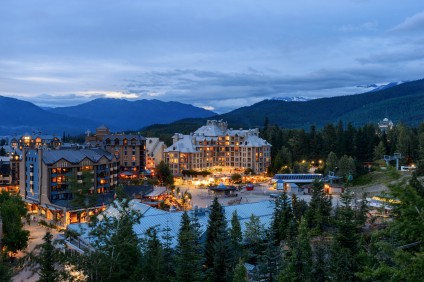 Whistler Village in Vancouver British Columbia Canada. Whistler Village condos townhomes