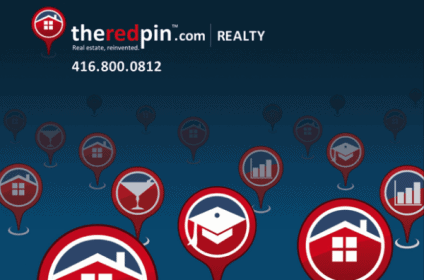 The Red Pin logo