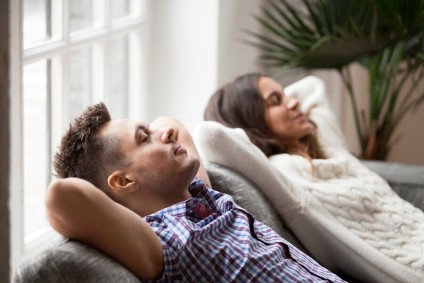Young Couple Resting
