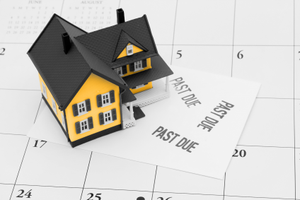 default on mortgage