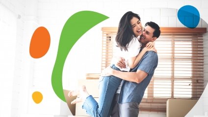 Couple moves into new home