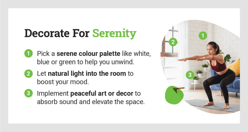 decorate for serenity in your room