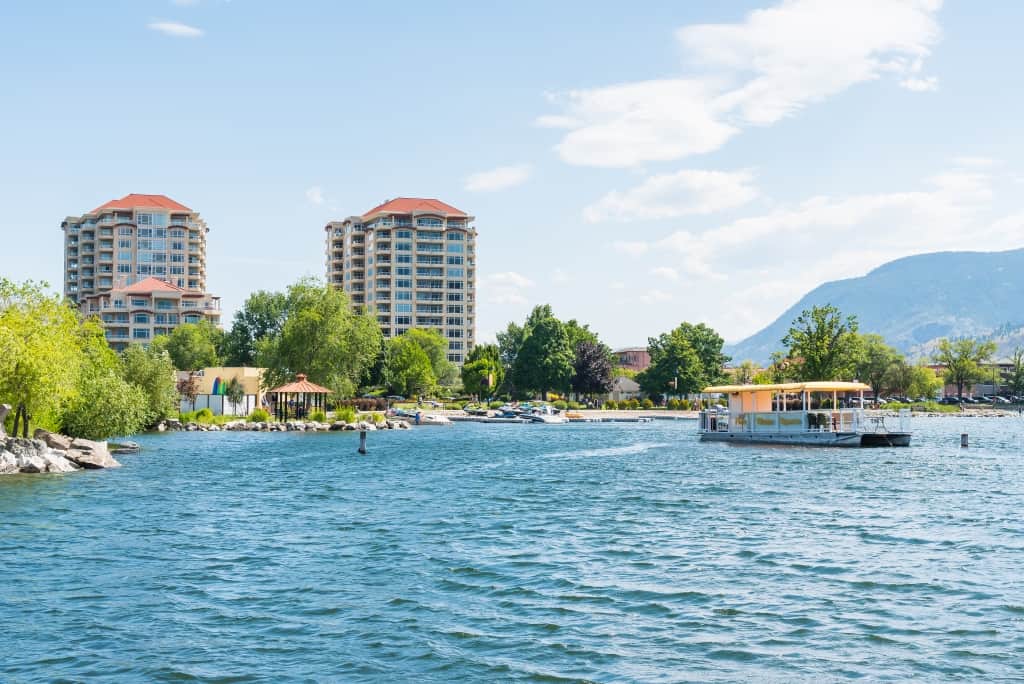 Penticton, British Columbia/canada - July 6, 2020: View From The