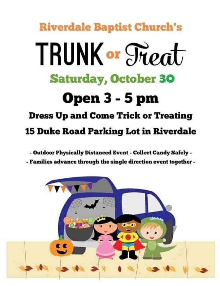 poster for event: Trunk or Treat