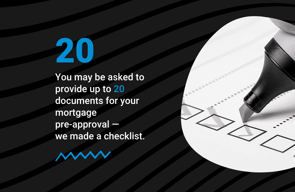 What documents are required for mortgage pre-approval