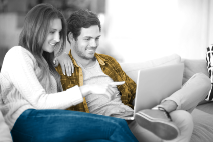 couple looking at homes