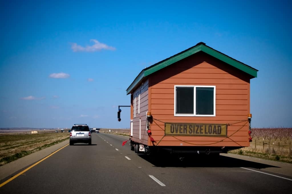 Moving a mobile home