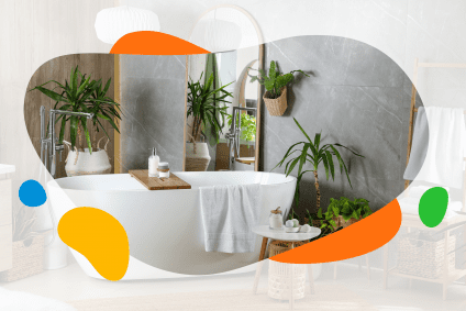 Mid century bathroom