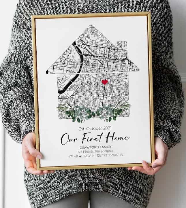 customized map