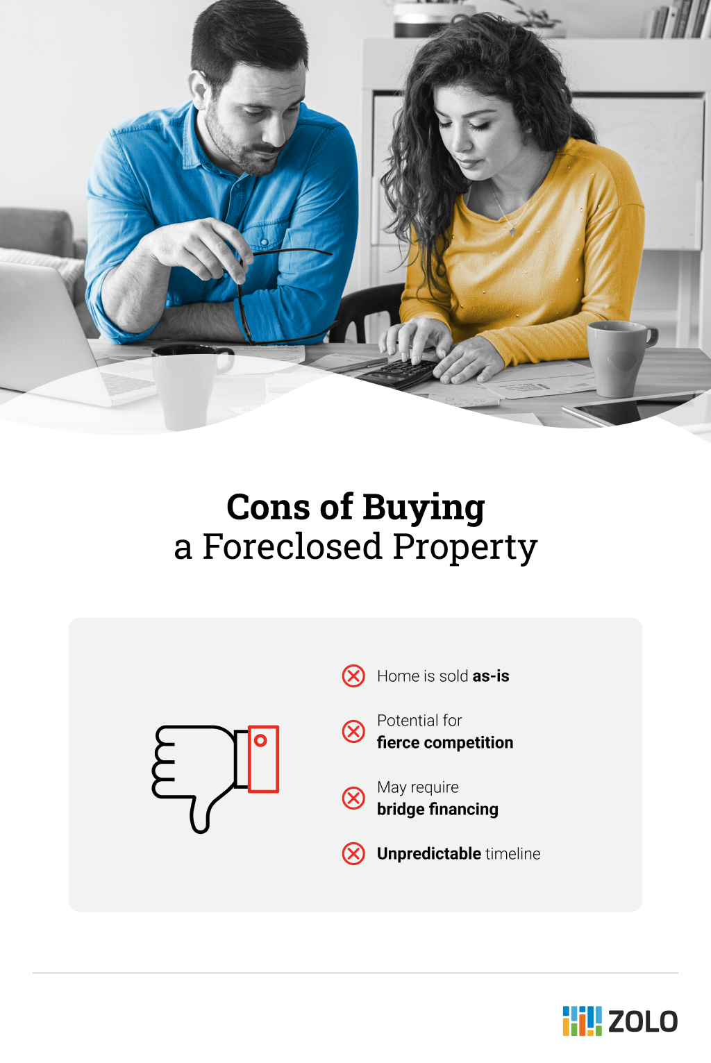 cons of buying a foreclosed home