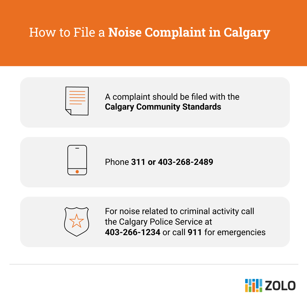 How to file a noise complaint in Calgary