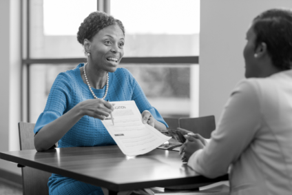 Homebuyer applying for a mortgage