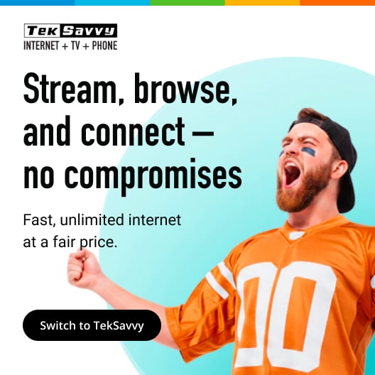 TekSavvy: Stream, browse, and connect - no compromises. Fast, unlimited internet at a fair price. Switch to TekSavvy.